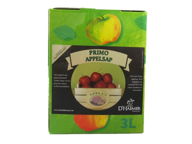 D'Haemer - Appelsap (Primo) bag-in-box 3L | B2C
